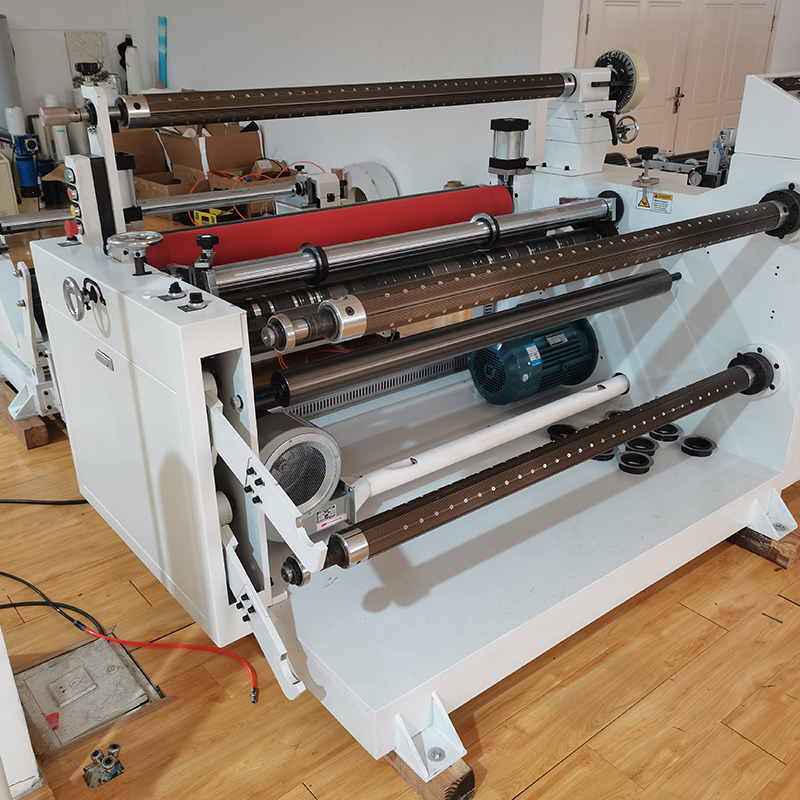 Automatic Strech Paper Polyethylene Rewinding Laminating Slitting Machine