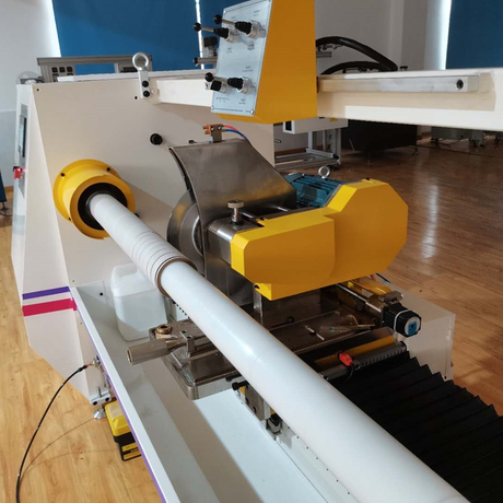 Automatic Single Shaft paper Log Roll Cutting Machine