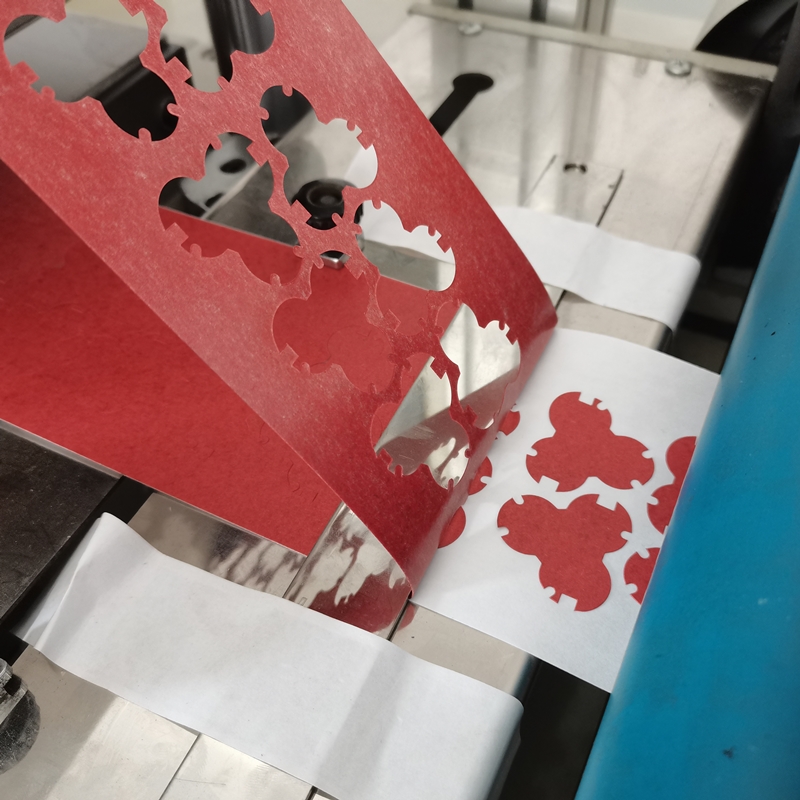 Aluminum label die cutting machine machine labels