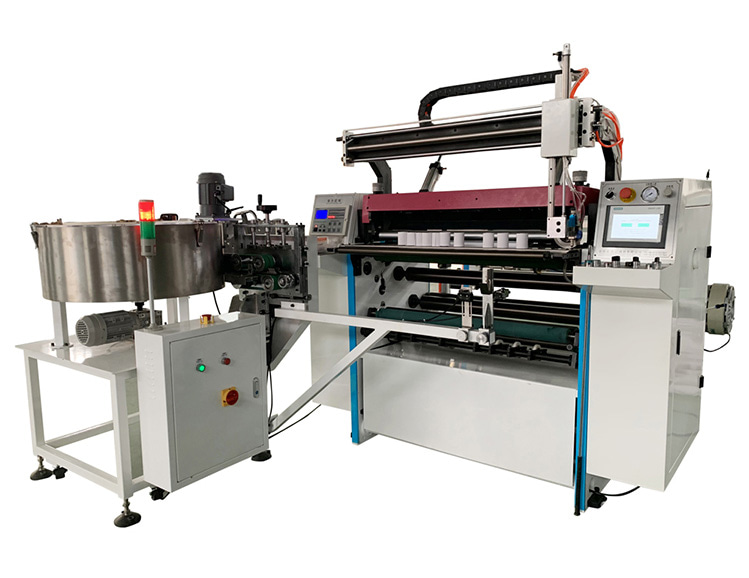 Automatic thermal paper slitter and rewinder machine